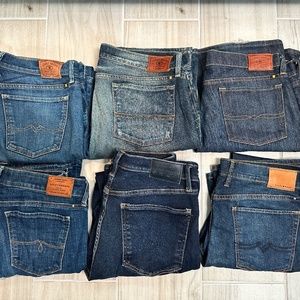 Lucky Brand Jeans 6 PAIRS!  SZ 12/31